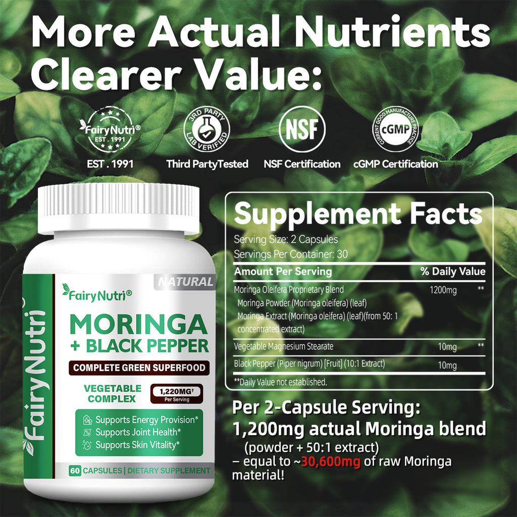 Moringa + Black Pepper