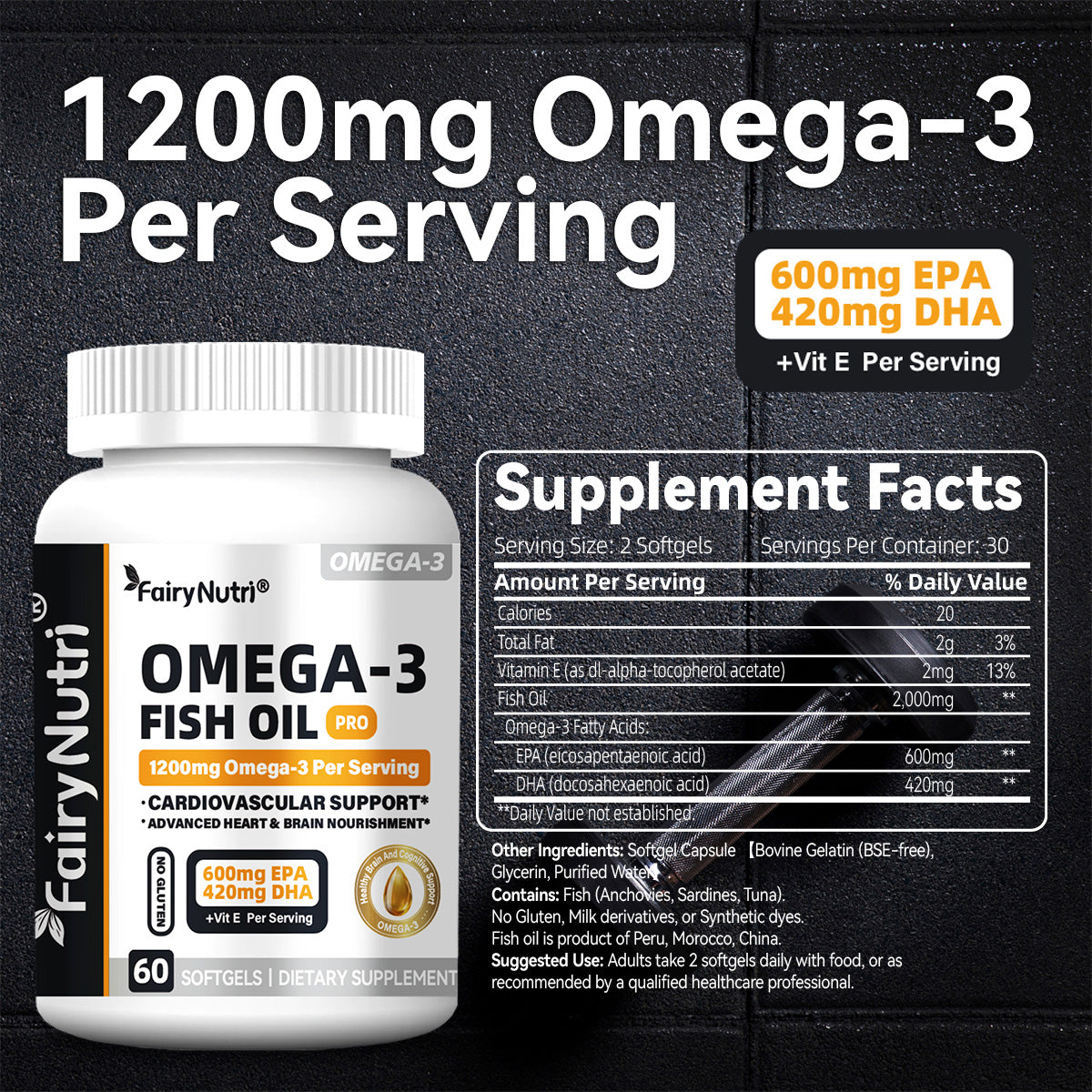 Omega-3 Fish Oil PRO