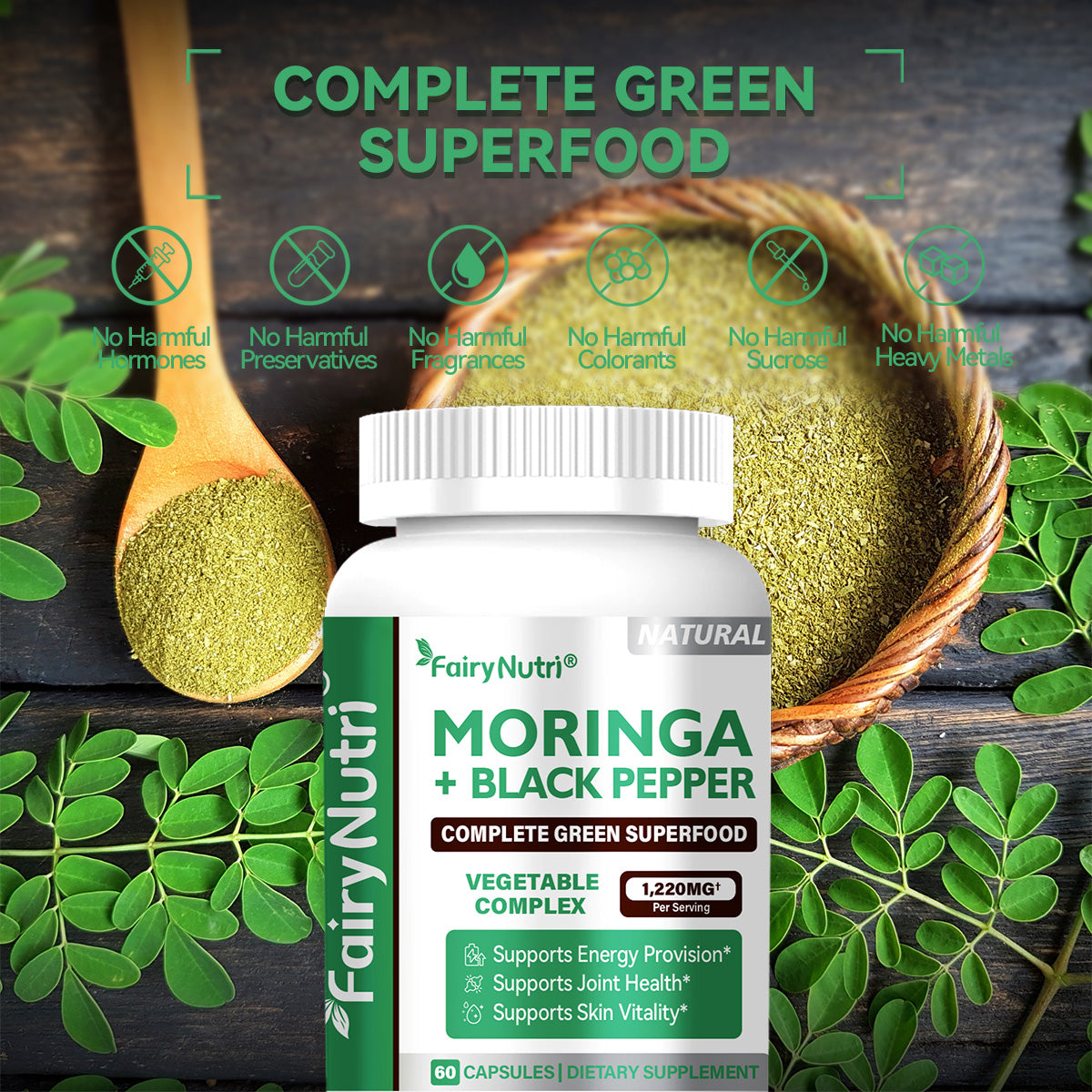 Moringa + Black Pepper