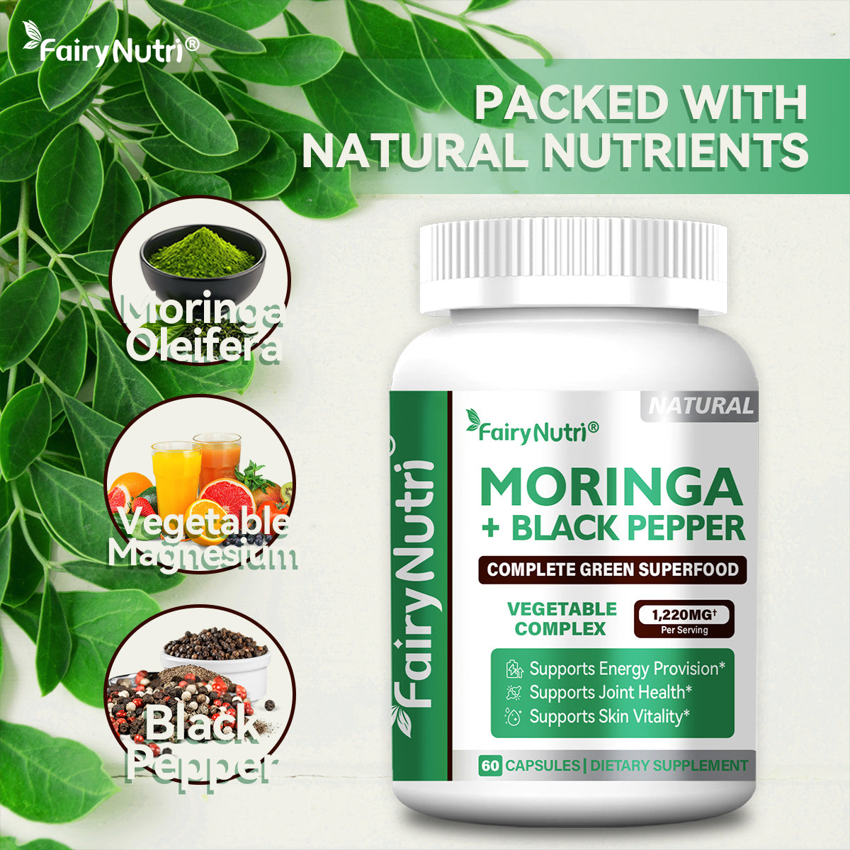 Moringa + Black Pepper