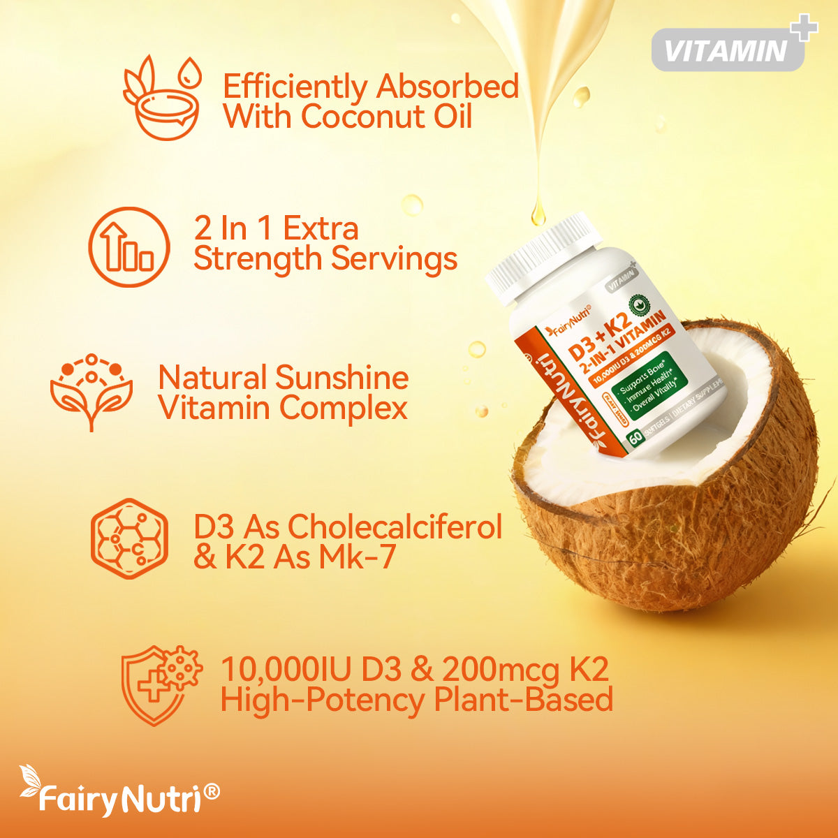 D3+K2 2-in-1 Vitamin